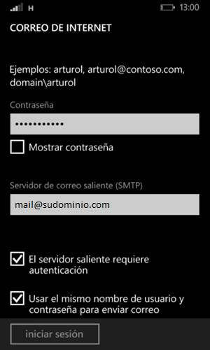 Correo Saliente