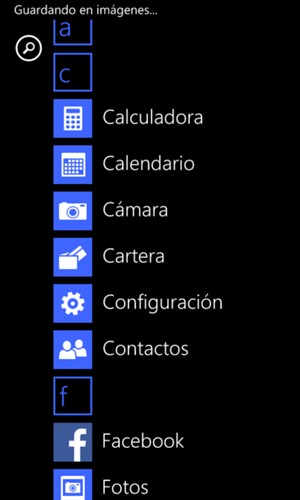 Menu Configuracion